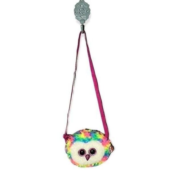 Ty Gear Beanie Boo Owen The Owl Purse - Picture 3 of 8